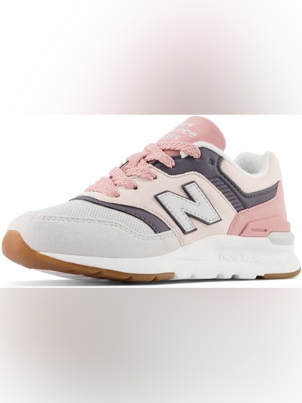 New Balance 997H V1 Lace-up Sneaker, Quartz Pink/Pink Moon/Grey Matt Toddler